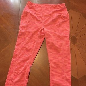Pink RBX athletic Capri pants